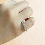 Lab Grown Pink Diamond Eternity Ring